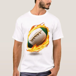 Camiseta Rugby Ball On Fire Diseño Guay