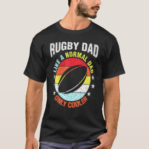 Camiseta Rugby Dad Como Un Padre Regular Para Él