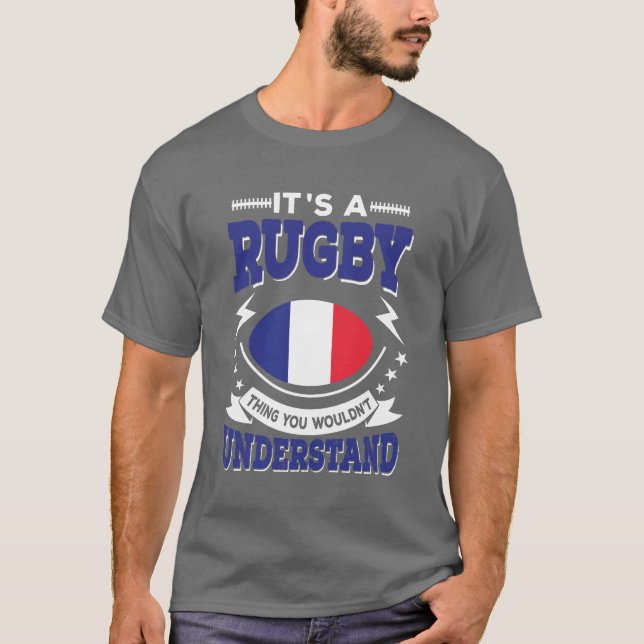 Camiseta Rugby de Francia (Anverso)