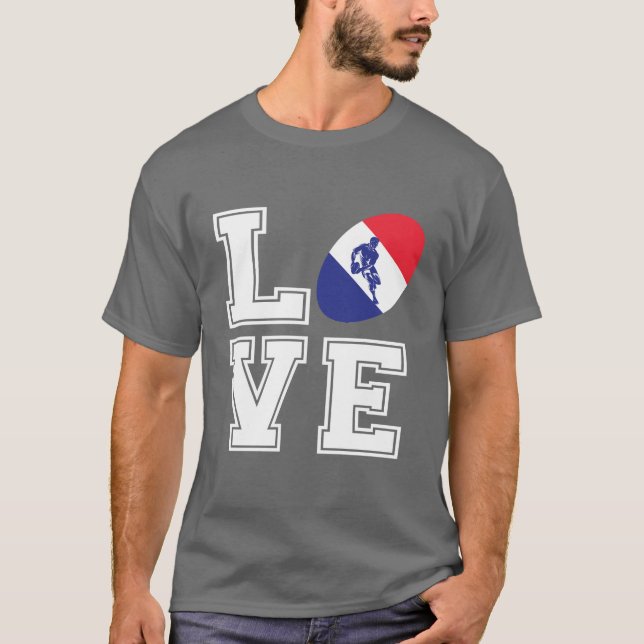 Camiseta Rugby de Francia (Anverso)
