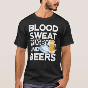 Camiseta Rugby De Sudor De Sangre Y Cervezas Fiyi Rugby