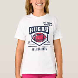 Camiseta Rugby del año de la liga del equipo del club escol