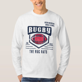 Camiseta Rugby del año de la liga del equipo del club escol