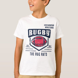 Camiseta Rugby del año de la liga del equipo del club escol