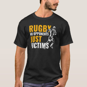 Camiseta Rugby deportivo de rugby, no oponentes solo víctim