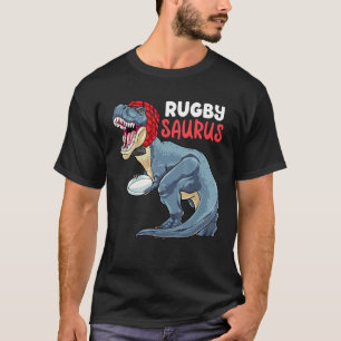 Camiseta Rugby Dinosaur Rex Rugby Saurus Sports Rugby Play