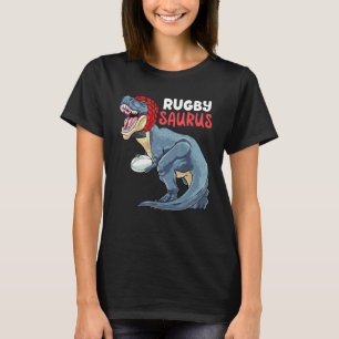 Camiseta Rugby Dinosaur Rex Rugby Saurus Sports Rugby Play