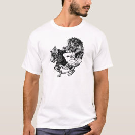 Camiseta rugby divertido vintage