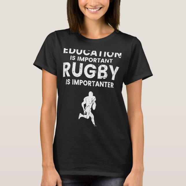 Camiseta Rugby es importante jugador entrenador deportivo g (Anverso)