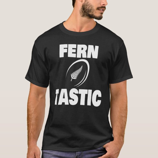 Camiseta Rugby Ferntastic Silver Fern (Anverso)