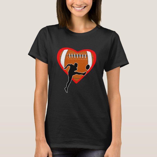 Camiseta Rugby Heart Sport Love Anti Valentines Day (Anverso)