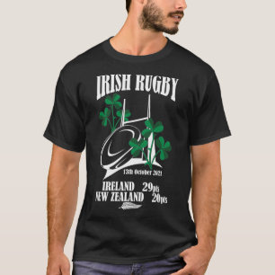Camiseta Rugby Ireland contra New Zealand All Blacks 2022