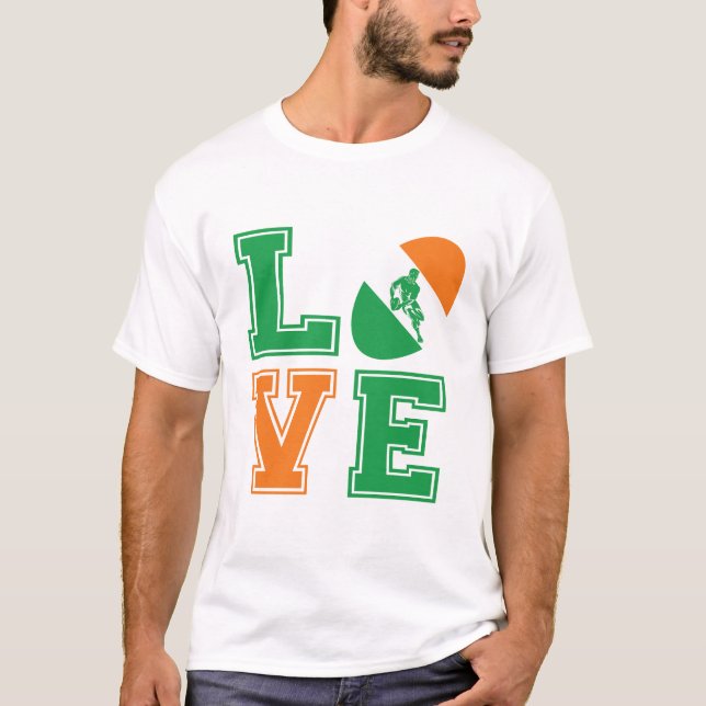 Camiseta Rugby irlandés (Anverso)