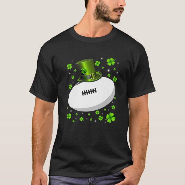 Camiseta Rugby irlandés retro Shamrock Sports St. Patrick's (Anverso)