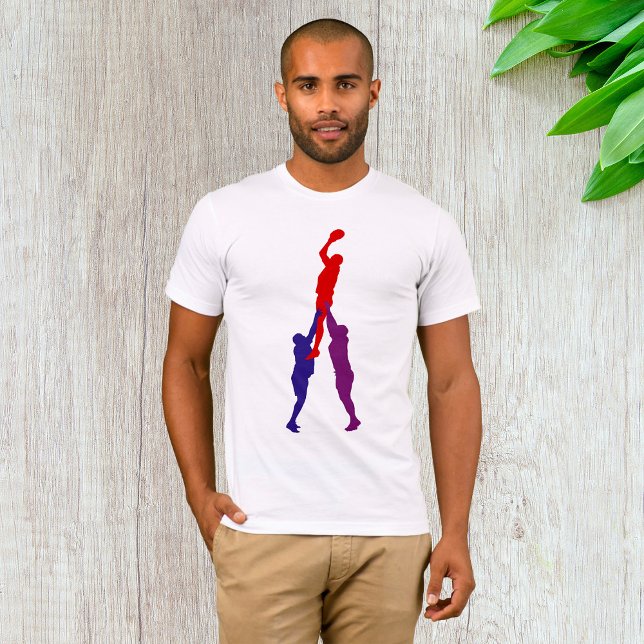 Camiseta Rugby Lineout Mens T-Shirt (Subido por el creador)
