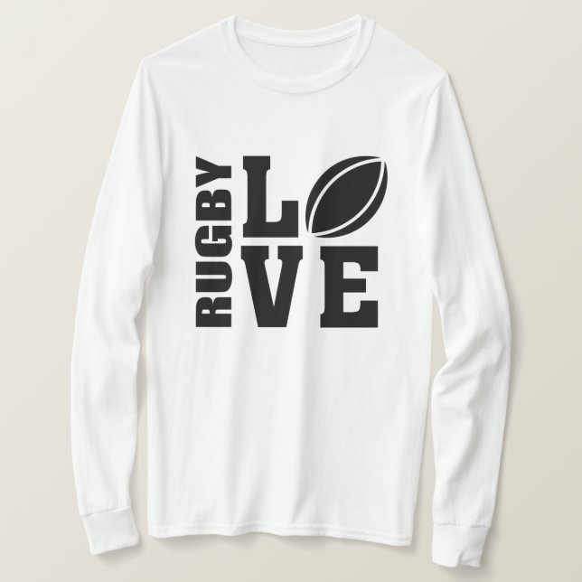 Camiseta Rugby Love (Anverso del diseño)