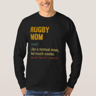 Camiseta Rugby Mom Definition Orgullosa Mamá