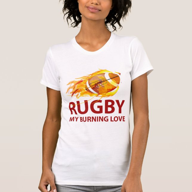 Camiseta Rugby My Burning Love (Anverso)