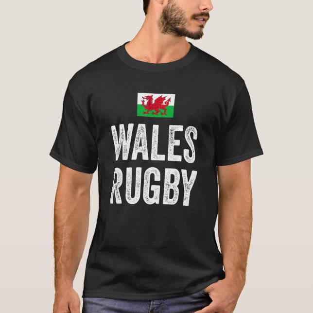 Camiseta Rugby Player Rugby Sports Wales Rugby Rugbys (Anverso)