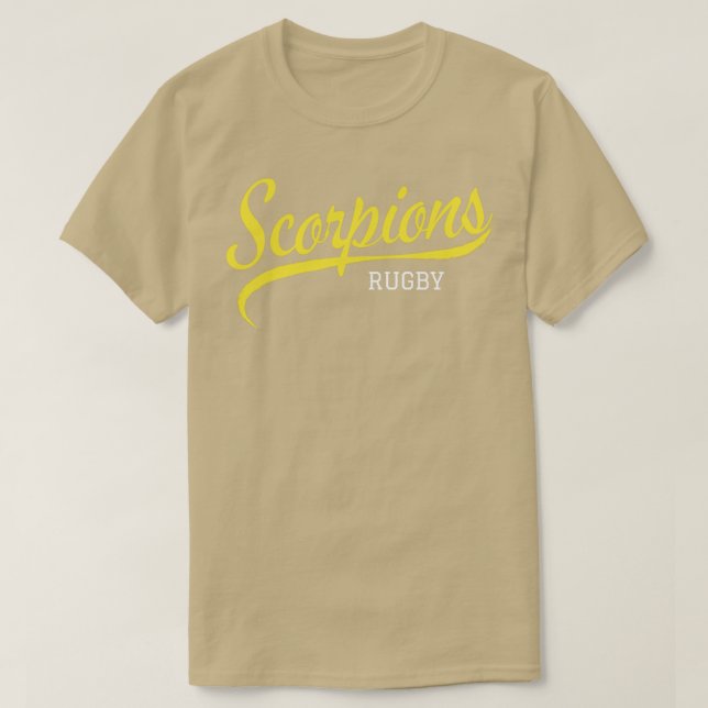 Camiseta Rugby Scorpions (Diseño del anverso)