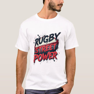 Camiseta Rugby Street Power – Deportes Urbanos con Grafitis