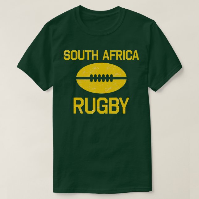 Camiseta Rugby sudafricano (Diseño del anverso)