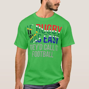 Camiseta Rugby sudafricano gracioso