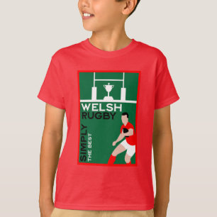 Camiseta Rugby Wales Fan Art