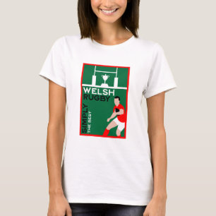 Camiseta Rugby Wales Fan Art