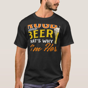 Camiseta Rugby Y Cerveza Estoy Aquí Rugby