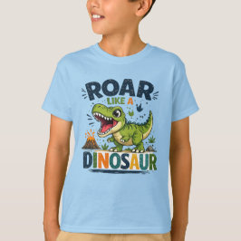 Camiseta Ruge como un dinosaurio