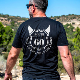 Camiseta Rugged Personalizado Milestone Birday Roadsign