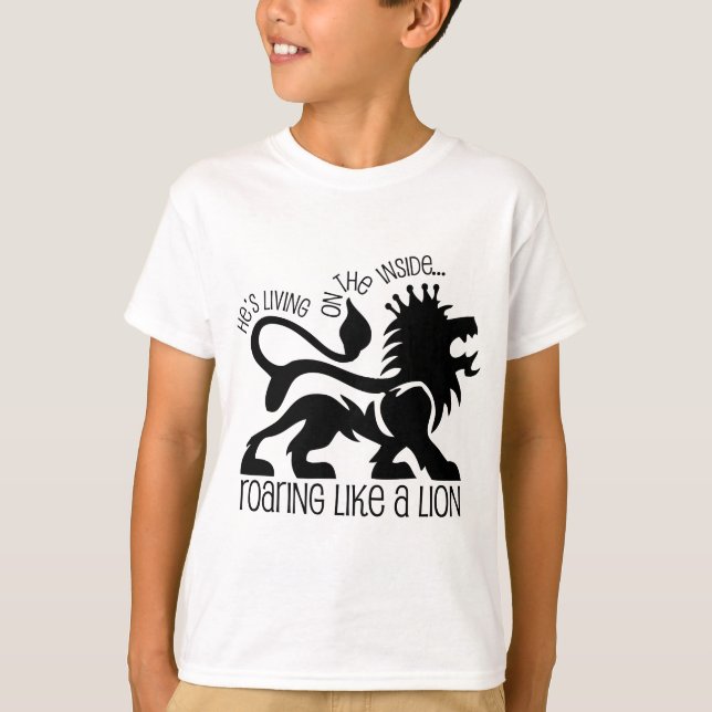 Camiseta Rugido como un león (Anverso)