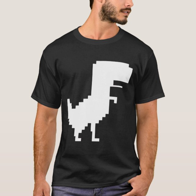 Camiseta Rugido de píxeles (Anverso)