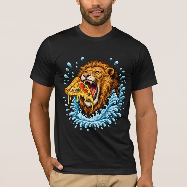 Camiseta Rugido de Pizza (Anverso)