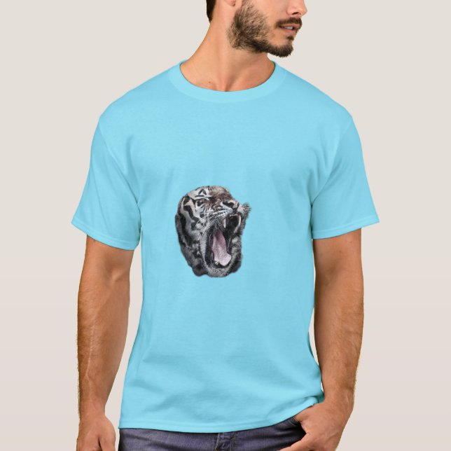 Camiseta Rugido de tigre. (Anverso)