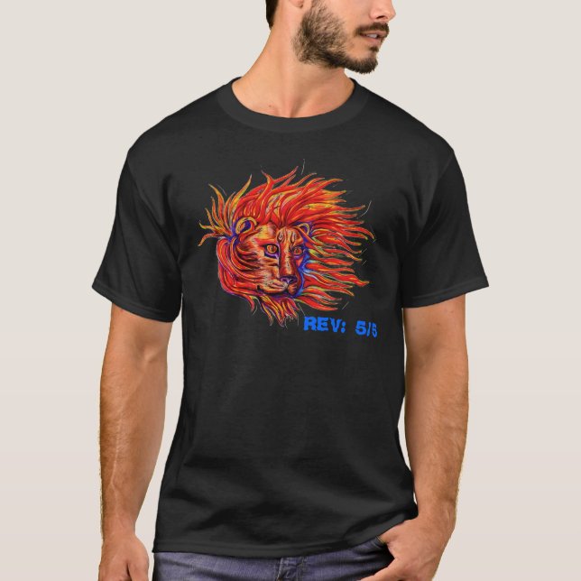 Camiseta RUGIDO del FUEGO - modificado para requisitos (Anverso)