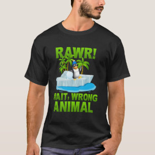 Camiseta Rugido Espera Animal Equivocado