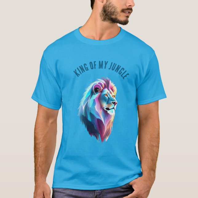 Camiseta Rugido Regio: Abraza a Tu Rey Interior  (Anverso)
