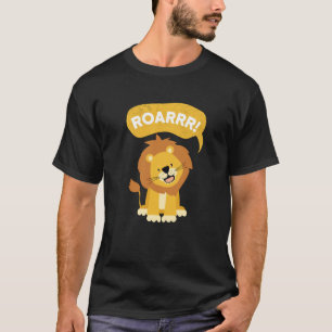 Camiseta Rugido soy chica león chicos gato tigre amigo anim