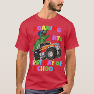 Camiseta Rugiendo en el primer día de la camioneta escolar 