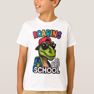 Camiseta Rugiendo en Preescolar Dinosaurio Diversión de Reg