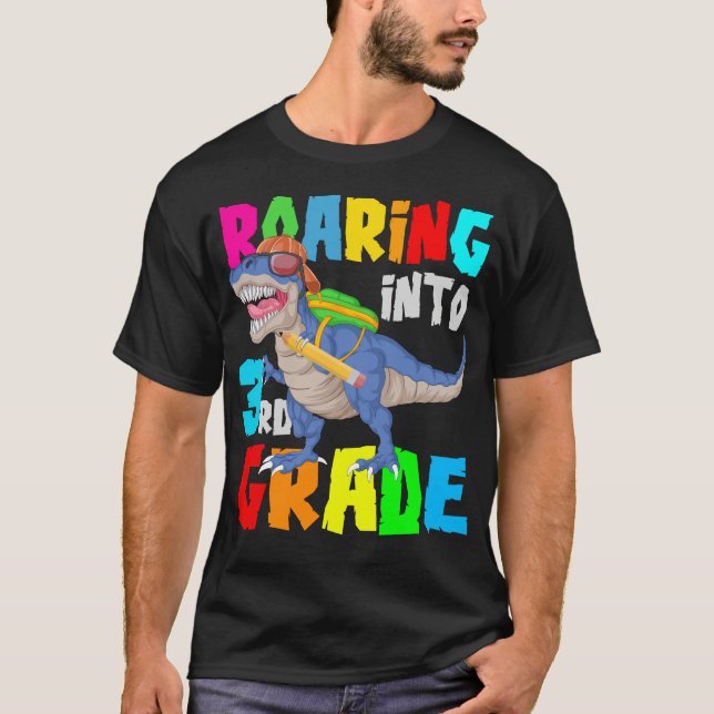 Camiseta rugiendo hacia el tercer grado (Anverso)