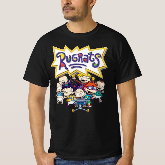 Camiseta Rugrats Cartoon Childhood Baby Anime Animation (Anverso)