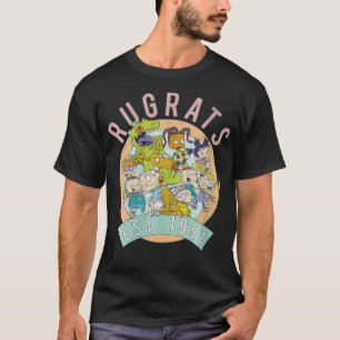 Camiseta Rugrats femenino fundado en 1991 Grupo Shot VNeck