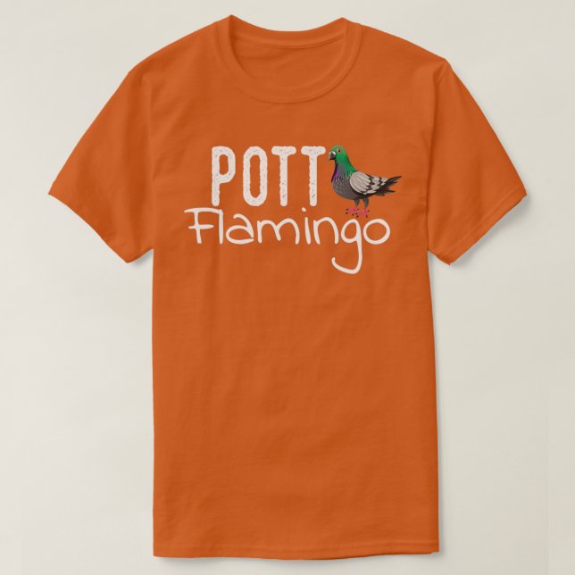 Camiseta Ruhrpott Flamingo Ruhrgebiet Gift pigeon Funny (Diseño del anverso)