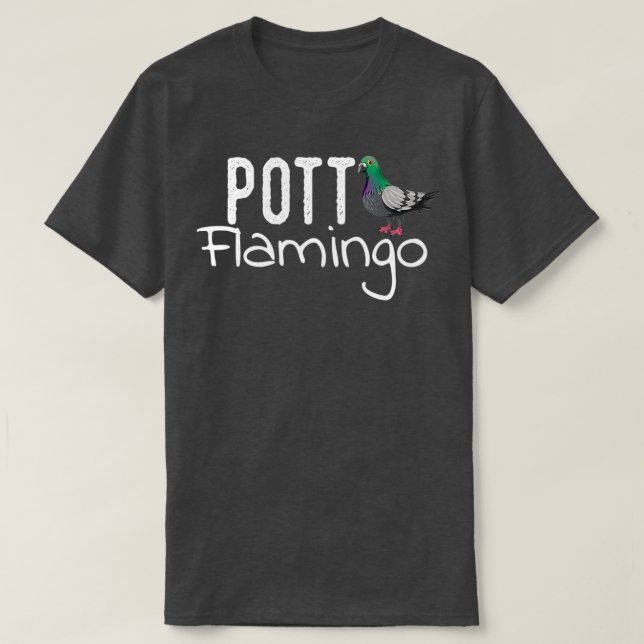 Camiseta Ruhrpott Flamingo Ruhrgebiet Gift pigeon Funny 1 (Diseño del anverso)