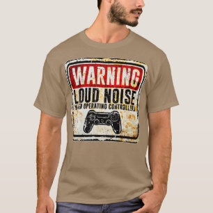 Camiseta Ruido alto de advertencia de los jugadores al util