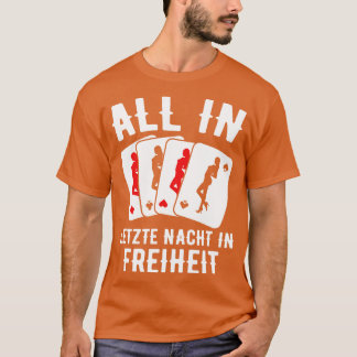 Camiseta Ruidosa Despedida de Soltero del Novio Jga Hombres