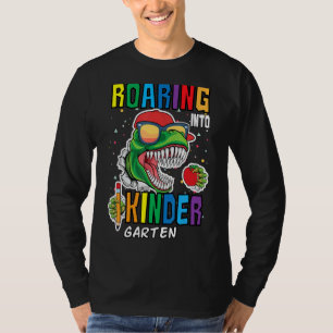 Camiseta Ruidosa Dinosaurio De Los Jardines De Infancia De
